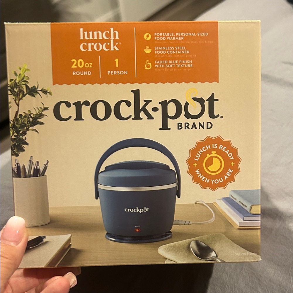 Crock-Pot Blue Lunch Crock Food Warmer